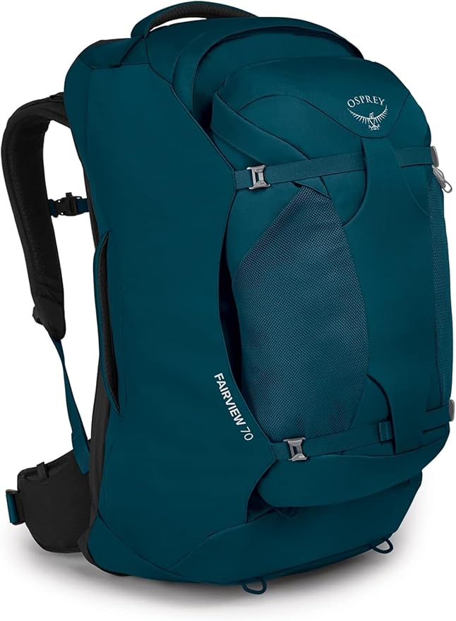 Osprey Fairview 70L Women's Travel Backpack, Night Jungle Blue