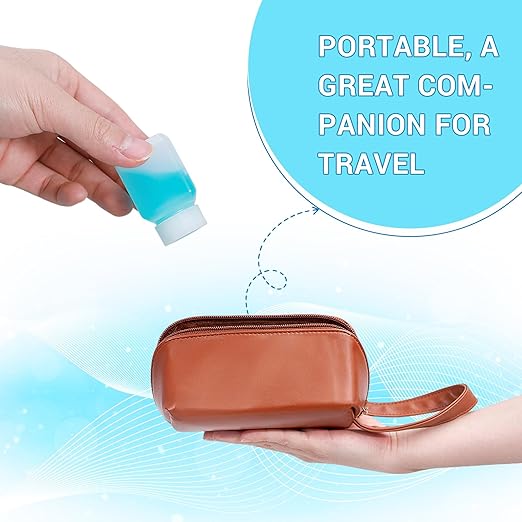 1oz Leak Proof Plastic Bottles with Caps, Laboratory Reagent Bottle, Reusable Small Pill Storage Containers for Travel, Classrooms, Home (3 pack white, 3 pack translucent)