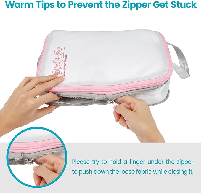 Cambond Compression Packing Cubes for Travel Women - Lightweight Luggage Organizers Bag Packing Cubes for Carry on Suitcases