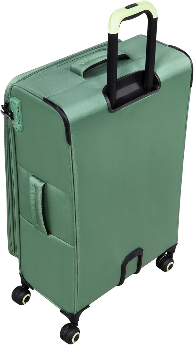 It Luggage Circulator 32" Softside Checked 8 Wheel Expandable Spinner, Hedge Green