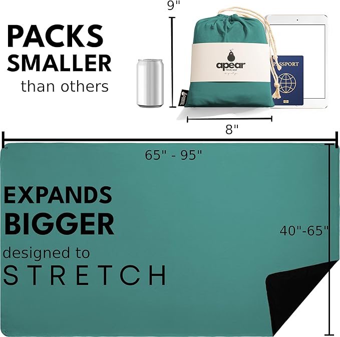 16-in-1 Compact Travel Blanket with Bag – Reversible, Ultra Soft Bamboo Airplane Blanket with Hidden Pocket – Packable for Flights & Travel Essentials (Semi-Weighted, Double Layer)