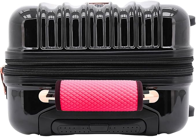 Luggage Handle Wrap for Suitcase/Carry On/Backpacks-Neoprene Luggage Handle Wraps Bright Luggage Identifiers/Tags/Spotter/Markers Travel Accessories/Essentials (Pink)