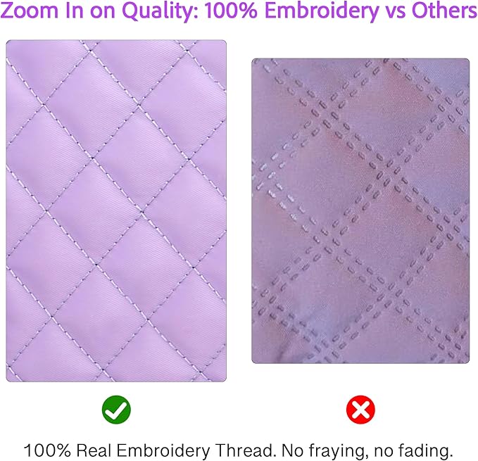 Gifts for Teen Girl Initial Travel Duffle Bag Quilted Weekender Bags Carry-On Overnight with Cosmetic Bag, Gym Bag with Shoe Compartment Hospital Bag for Women Labor Delivery, Purple-A