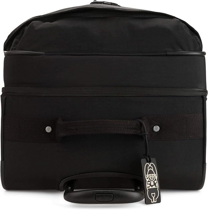 Kipling Spontaneous Softside Spinner Wheel Luggage, Integrated TSA Accepted Lock, Black Noir, Checked-Large,KI4193