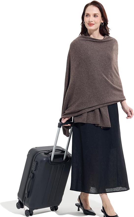 Soft Cashmere Blend Wrap Chic Scarf Stole for Women Wayfarer Travel Extra Large 87"x28"