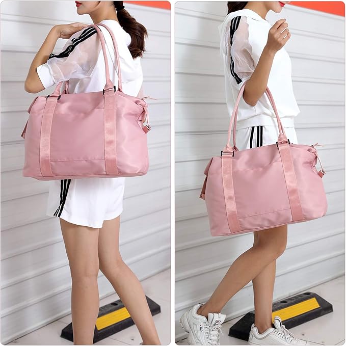 forestfish Duffle Tote Bag Weekender Bags For Women Travel With Trolley Sleeve | Travel, with Trolley Sleeve