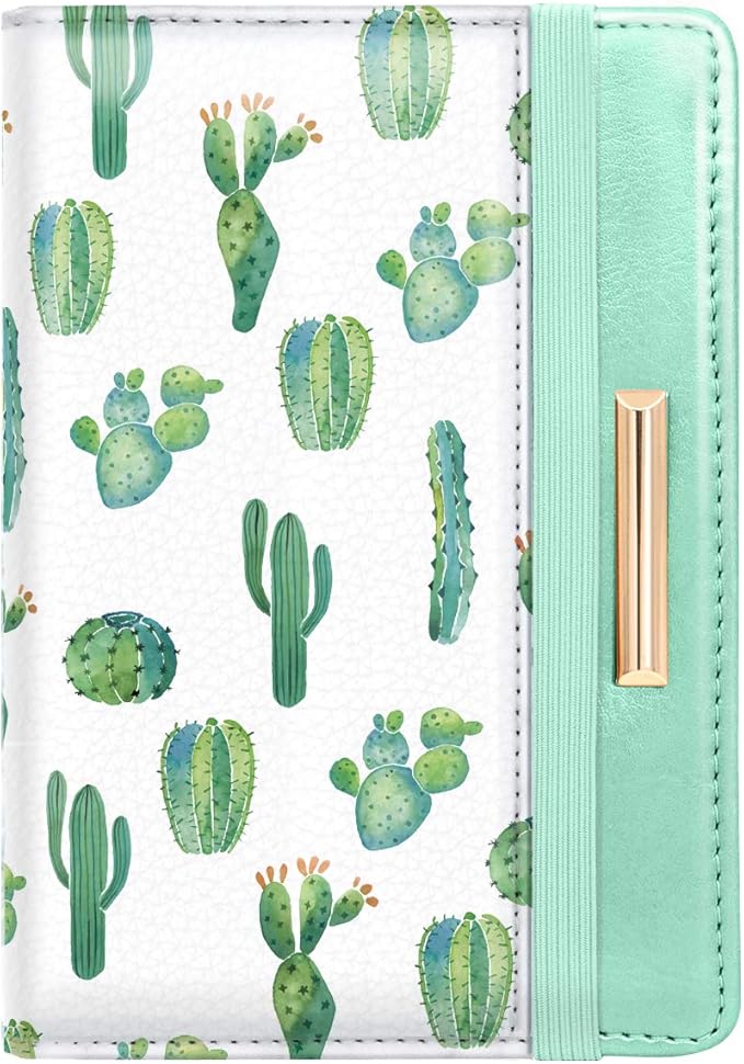 Passport Holder Cover,Traveling Passport Case Cute Passport Wallet for Women,Cactus