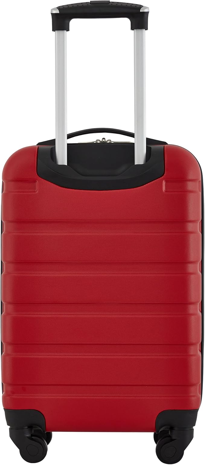 Wrangler 22" Hardside Spinner Carry-On Luggage, Salsa Red