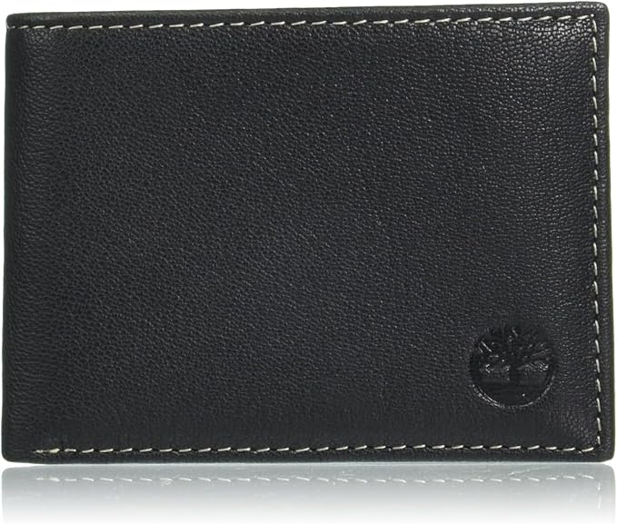 Timberland Men's Genuine Leather Passcase Security RFID Wallet
