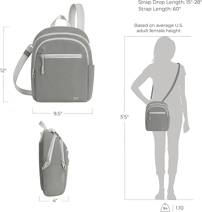 Travelon Unisex Adult Travelon Anti-theft the Voyages Tour Bag