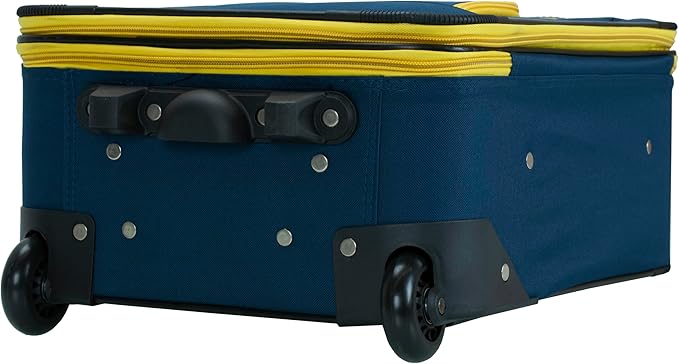 Rockland Fashion Softside Upright Luggage Set, Navy, 2-Piece (14/19)