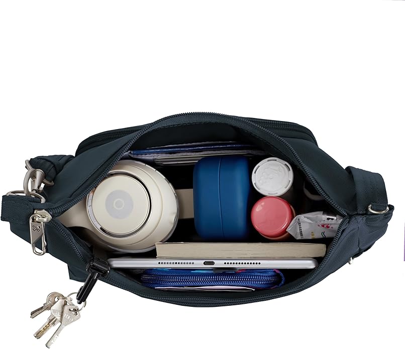 Travelon Anti-theft Classic Crossbody Bucket Bag | Anti-theft