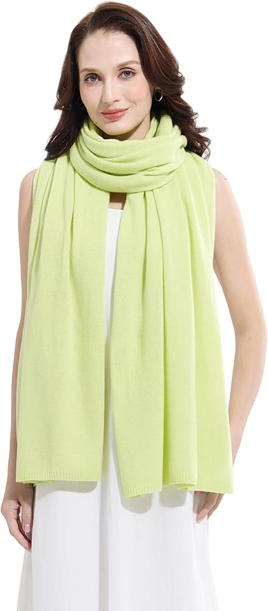 Soft Cashmere Blend Wrap Chic Scarf Stole for Women Wayfarer Travel Extra Large 87"x28"