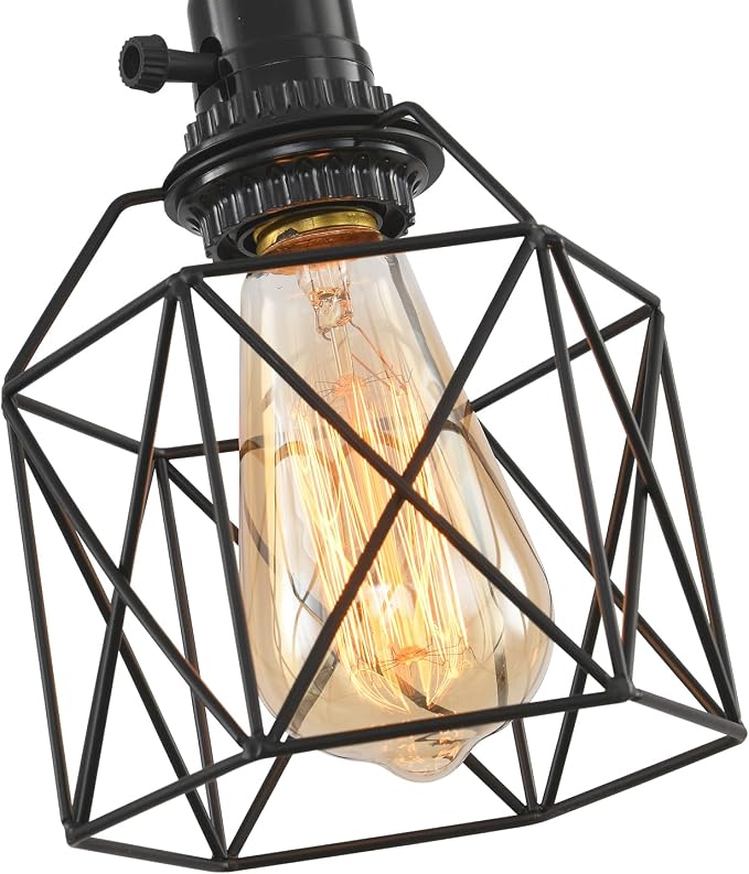 3-Light Hanging Light with Plug in Cord,Plug in Pendant Light 22ft Hemp Rope Pendant Lighting Vintage 3-Light Hanging Lamp Fixtures for Kitchen Island Living Room Bedroom