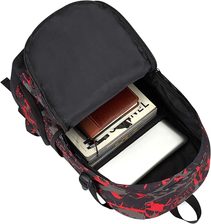 rickyh style School Backpack Travel Bag for Men & Women Lightweight College Back Pack with Laptop Compartmen
