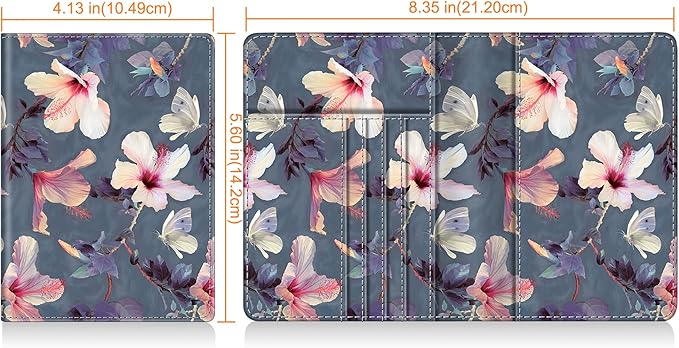 FINTIE Passport Holder, Slim Travel Wallet RFID Blocking Card Case Cover Passport Cover Protector Essentials with Credit Card Slots for Women/Men | Slim, RFID Blocking, Card Case Cover, Essentials, Credit Card Slots