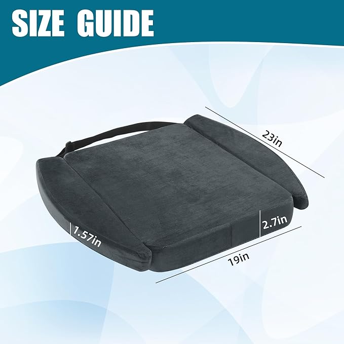 BALAPET Ultra Soft Gaming Chair Cushion for Long Sitting Gamers,Tailbone Pain Reduce Cushion for Office Chair(Gray)