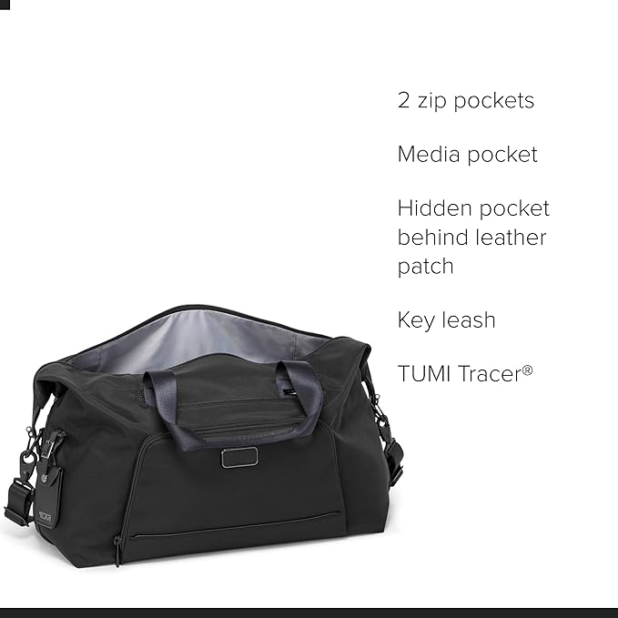TUMI - Alpha Double Expansion Duffel - Business & Weekend Travel Duffel Bag - Designed for Durability & Functionality