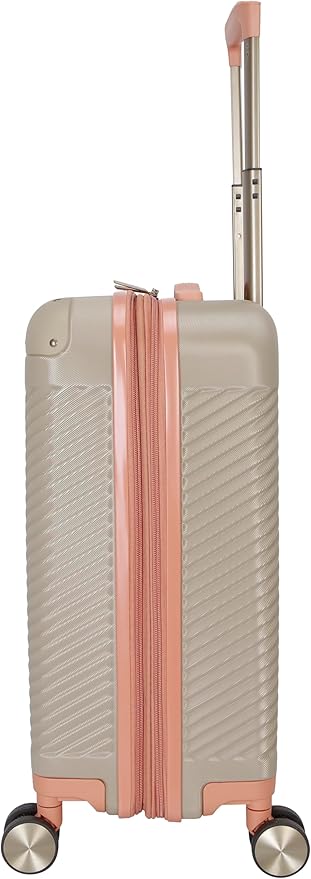Dockers Spectra Hardside Expandable 8-Wheel Spinner Travel Carry On Luggage, 20-Inch, Timberwolf