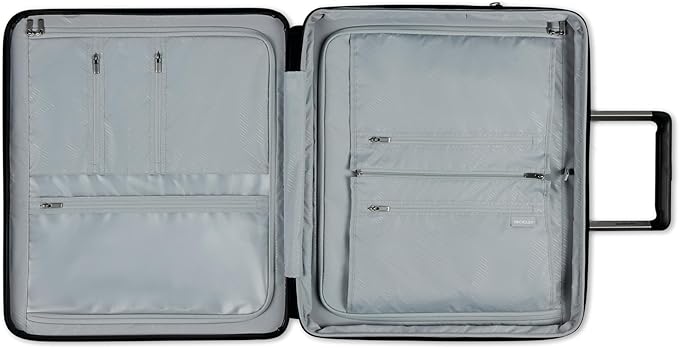 Samsonite Elevation Plus - Medium Hardside Luggage - Scratch Resistant Polypropylene Shell, RightHeight™ Adjustable Handle, Integrated AirTag Holder, TSA Lock, WetPak™ Compartment - Triple Black