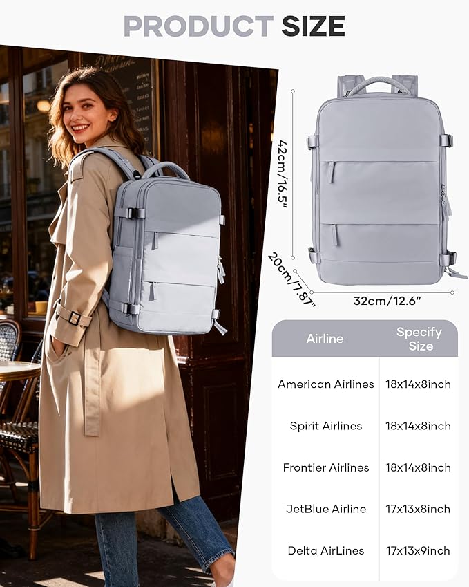 coofay Vacuum Backpack Travel with Pump Vacpack Travel Backpack with Vacuum System Mochila de Viaje Compresion al Vacio Easyvacpack Airbag Backpacks for Traveling Carry on Luggage