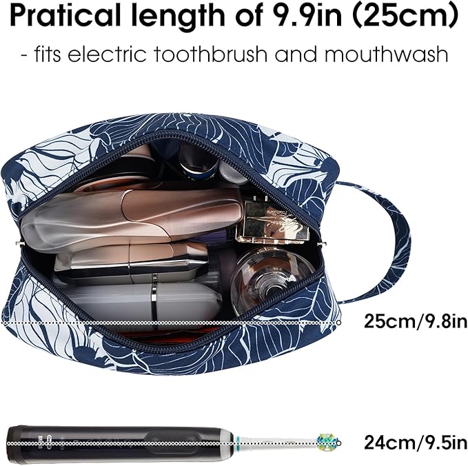Narwey Travel Toiletry Bag for Women Traveling Dopp Kit Men Travel Bag for Toiletries Cosmetic Bag Makeup Bag Medicine Bag for Traveling