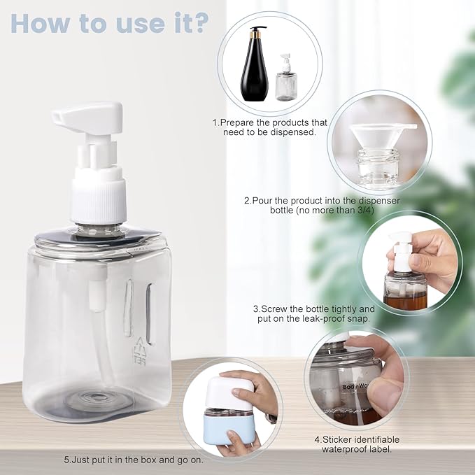 Yamadura Travel bottles for Toiletries, TSA Approved Travel Containers, Refillable, Portable, Spray Bottles and Pump Bottles with Labels for Creams, Perfumes and Shampoos (Blue)