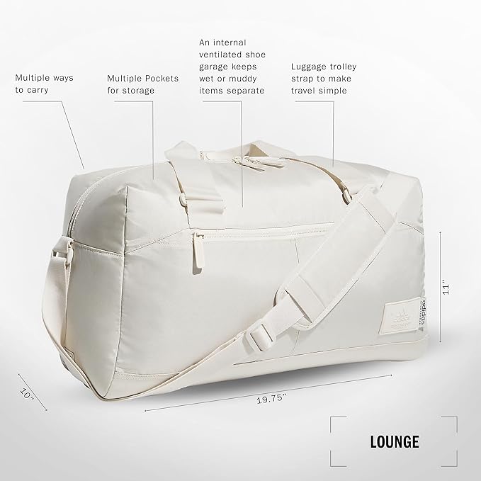 adidas Lounge Duffel Bag – Premium Duffle for Travel & Everyday