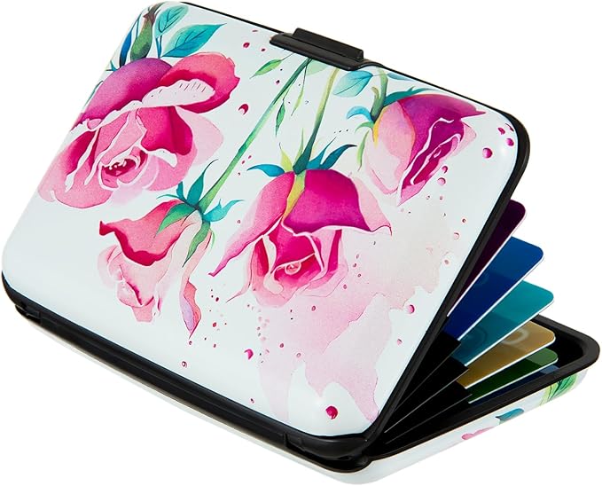 Credit Card Holder Small RFID Blocking Wallet Business Metal Slim Mini Aluminum Hard Case for Women Men