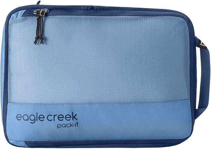 Eagle Creek Pack-It Isolate Compression - Lightweight Cube for Optimizing Luggage Space - Easy-Grab Zipper - Convenient Top Handle - Recycled Materials - Small