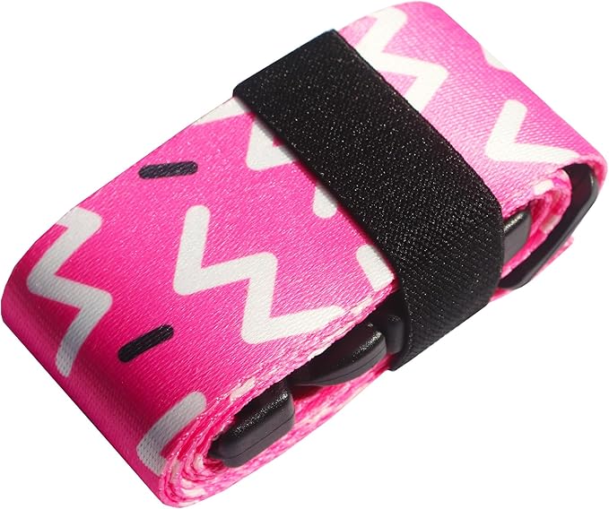 Luggage Straps for Suitcases TSA Approved Easy Pack Organized Suitcase Strap, Luggage Strap, Luggage Belt Strap, Bag Straps for Luggage. Buckle Straps Travel Accessories (Pink)