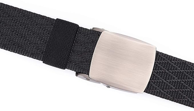 Mile High Life Nylon Web Belt Outdoor Military Belt With TSA Safe Plastic Buckle Belt