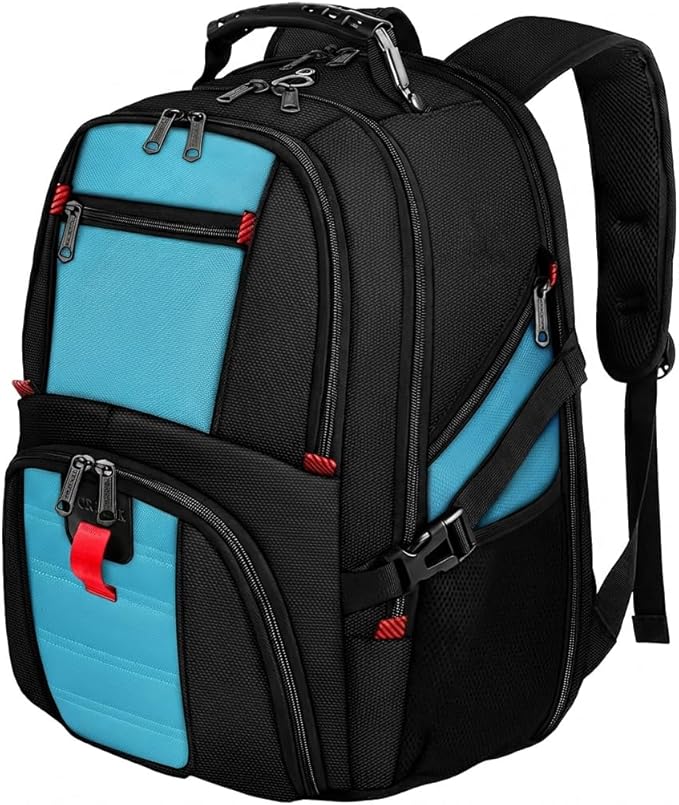 YOREPEK Large Backpack for Men, Extra Large Laptop Backpacks for Men Women, Water Resistant Travel Backpack Airline Approved Business Work Bag Fits 18.4 Inch Computer, Black