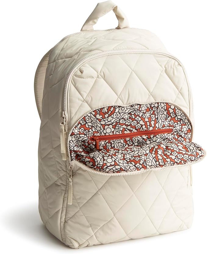 Vera Bradley Women's Featherweight Westover Hybrid Backpack, Pumice Stone, One Size