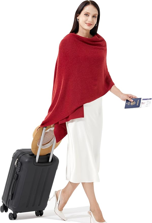 Soft Cashmere Blend Wrap Chic Scarf Stole for Women Wayfarer Travel Extra Large 87"x28"