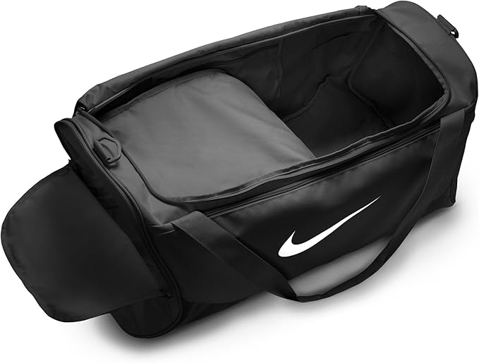 Nike Brasilia Duffel (Medium), Black/Black/White, MISC