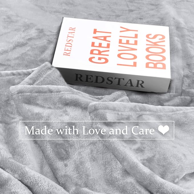 Oversized Blanket 120x120 Inches, Giant Huge Companion for Bed, Sofa, Travel and Camping, Extra Large Big Soft Blanket Fits The Whole Family and Outdoor Campaign, Light Grey
