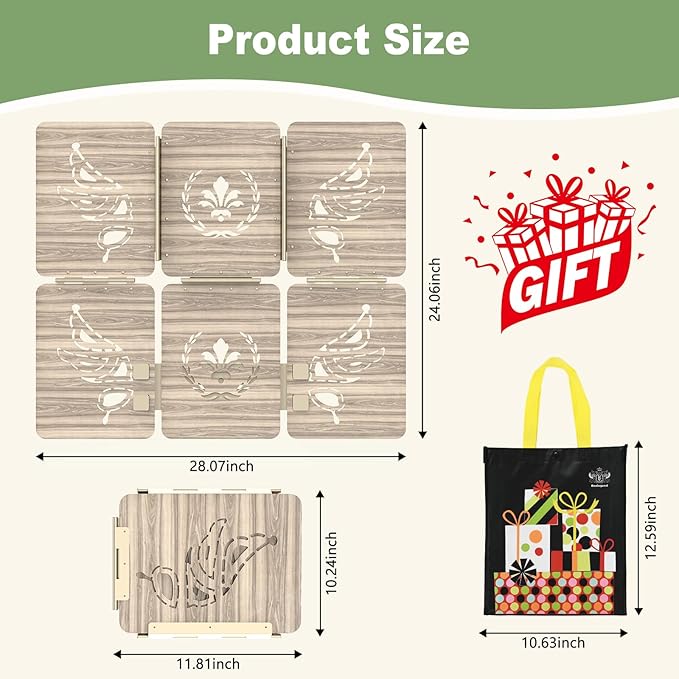 BoxLegend Shirt Folder Wooden Clothes Folding Board - No Bend, Gentle on Clothes, Eco-Friendly Laundry Folder for T Shirts, Pants, Sweaters & Delicates, Light Gray