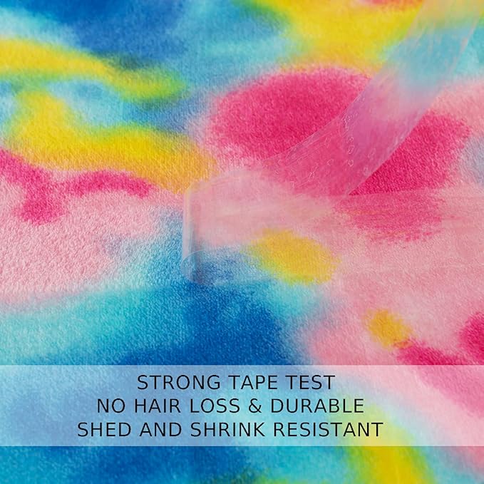 Flannel Colorful Blanket Twin Size for All Season - Premium Lightweight Anti-Static Super Soft Cozy Plush Rainbow Throw, Lightweight Microfiber Winter Warm Blanket 66" x 90"(Rainbow Twin)
