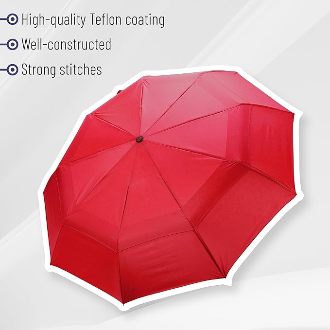Mr. Pen- Windproof Travel Umbrella, Automatic Umbrellas for Rain, Compact
