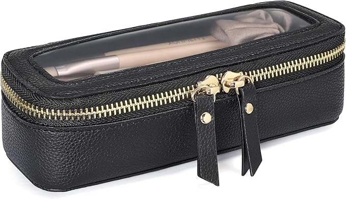PACKISM Clear Makeup Bag - TSA Approved Toiletry Bag for Carry-on & Checked Luggage, Water Resistant Car Storage Organizer with Reinforced Seams