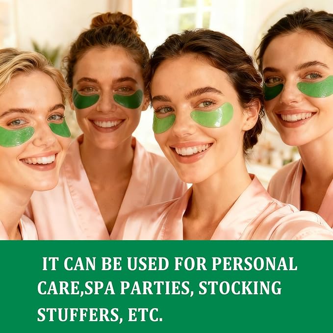 firstfly 60 Pcs Avocado Eye Mask, Under Eye Patches for Dark Circles and Puffiness, Moisturizing Nourishing Eye Treatment Mask, Improving Eye Skin Dryness, Fine Lines and Wrinkles