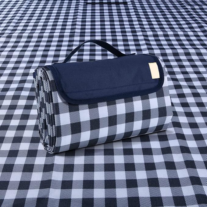 Picnic Beach Blanket, Picnic Mat 80x60in Waterproof Foldable, Family Mat, Portable Large Picnic Blankets for Travel, Hiking, Music Festival