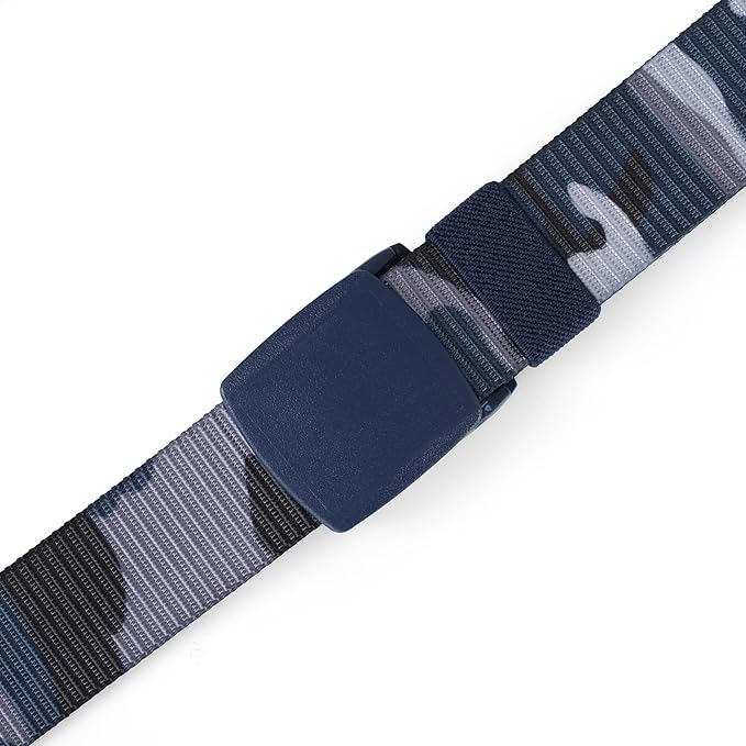 Mile High Life Nylon Web Belt Outdoor Military Belt With TSA Safe Plastic Buckle Belt