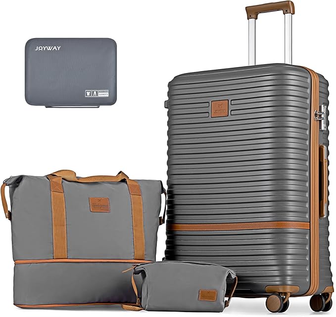 Joyway 28 Inch Luggage with Spinner Wheels, Lightweight Hard Shell Large suitcase, 3 Piece Luggage Sets with TSA Lock