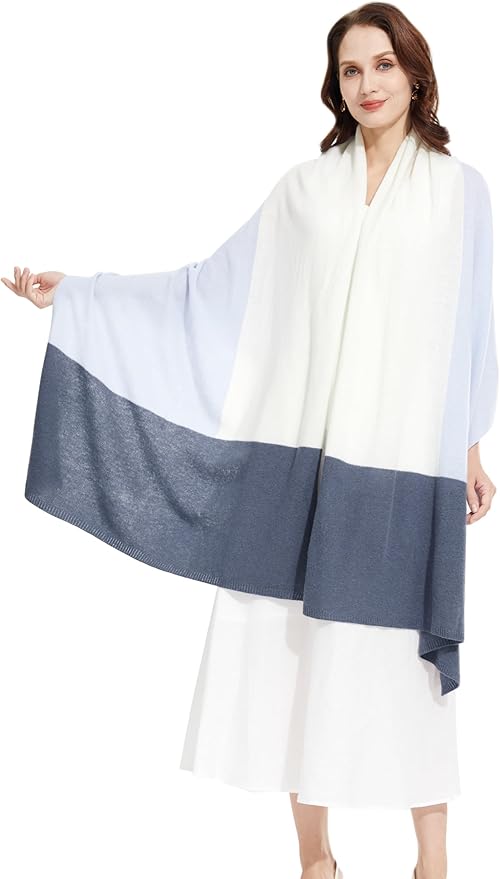 Soft Cashmere Blend Wrap Chic Scarf Stole for Women Wayfarer Travel Extra Large 87"x28"