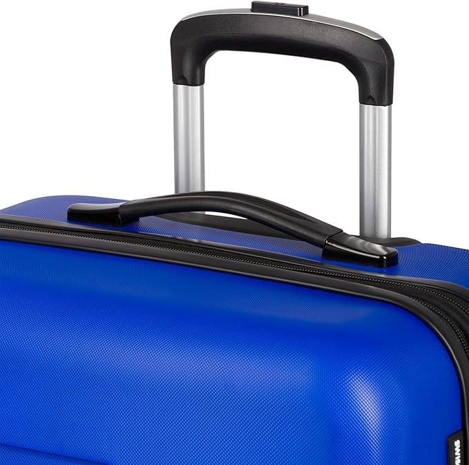 SwissGear 7366 Signature Hardside Expandable Luggage with Spinner Wheels, TSA Lock, Cobalt, Checked-Medium 23-Inch
