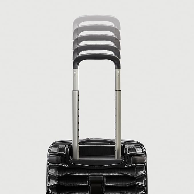 Samsonite Stryde 2 Hardside Expandable with Double Spinner Wheels, Carry-on, Stealth Black