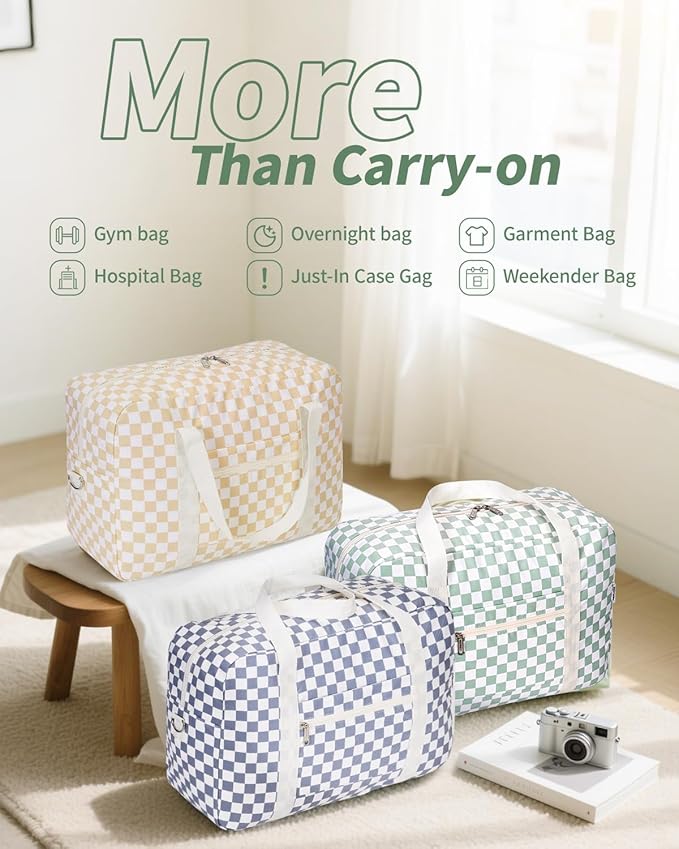 For Spirit Airlines Personal Item Bag 18x14x8 Foldable Travel Duffel Bag Tote Carry on Luggage Duffle Overnight for Women and Men