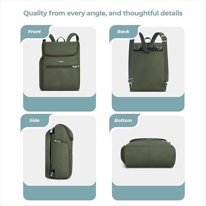 Travelon Anti-Theft Classic Small Convertible Backpack
